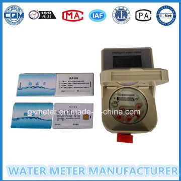 Medidor de agua inteligente IC / RF Card con función de prepago (Dn15-25mm)